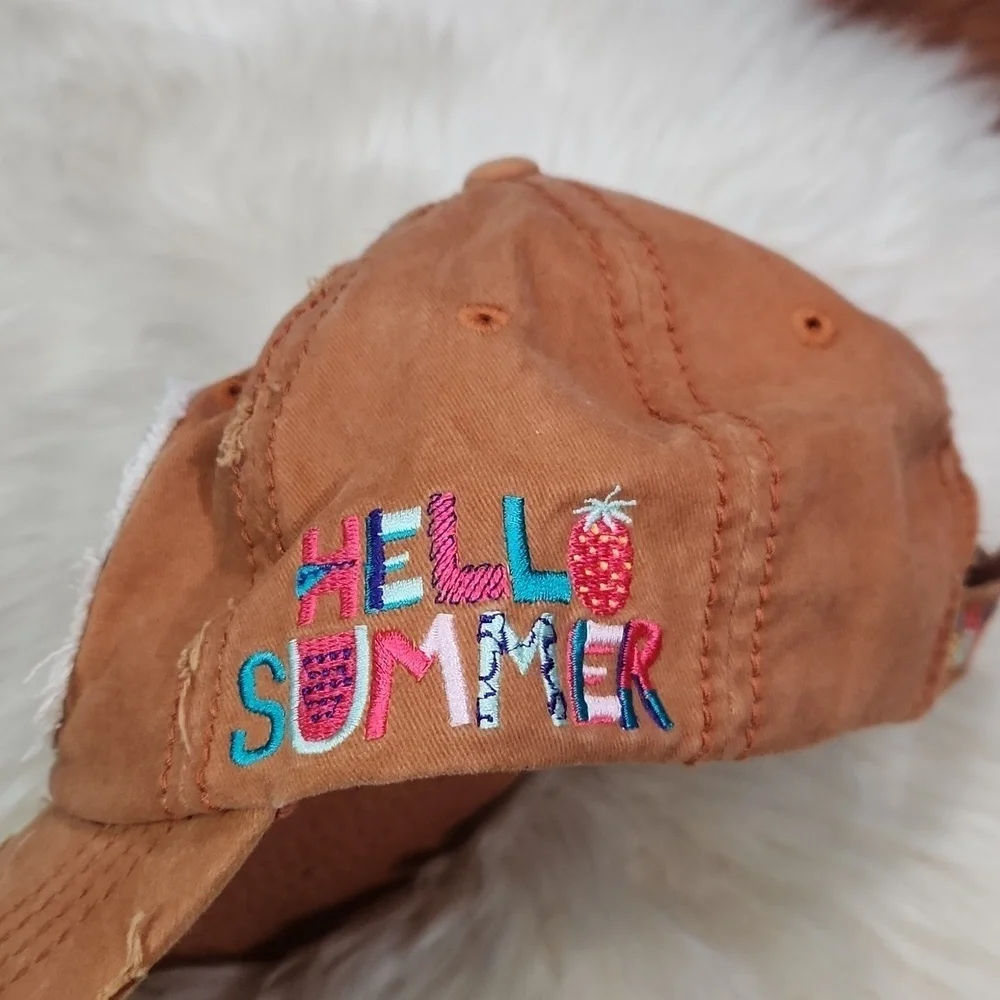 PRFCTO Lifestyle Distressed Pineapple Snapback Womens Hat - Picture 3 of 6